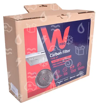 filtr uhlíkový odsavače par d = 175 mm, WHIRLPOOL, typ 57, 2ks